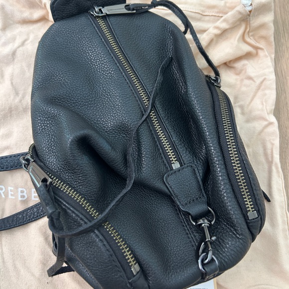 Rebecca Minkoff Mini Julian Leather Convertible Backpack - Picture 6 of 9